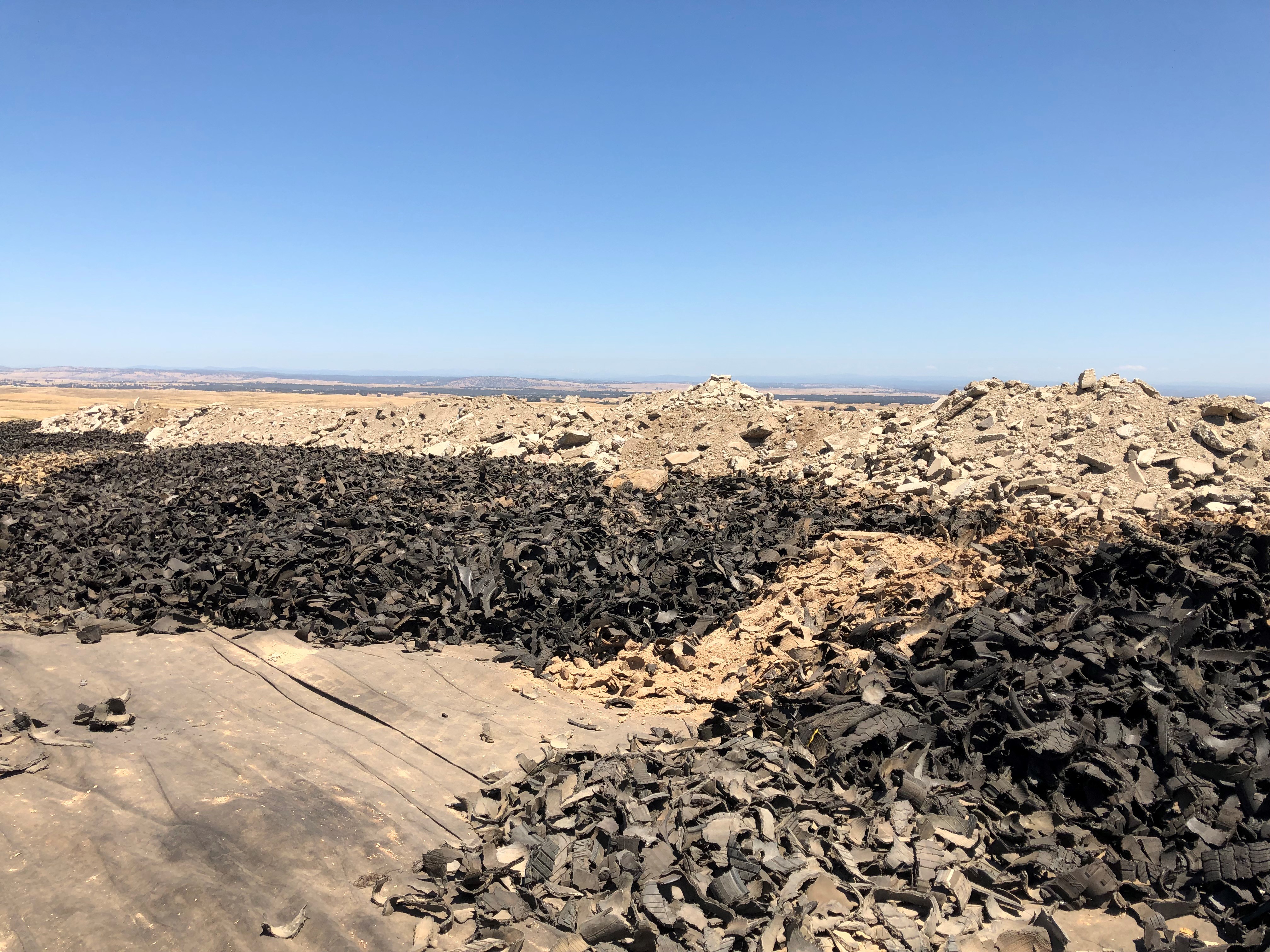 Use of tire-derived aggregates (TDA) at the Kiefer Landfill