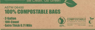 100% Compostable Bag Image
