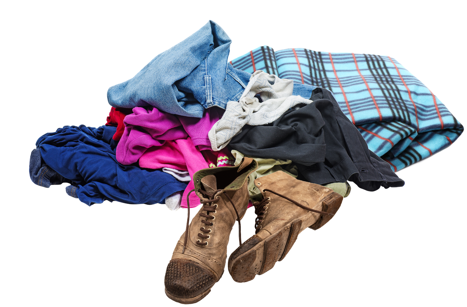 Clothes, shoes, blankets image